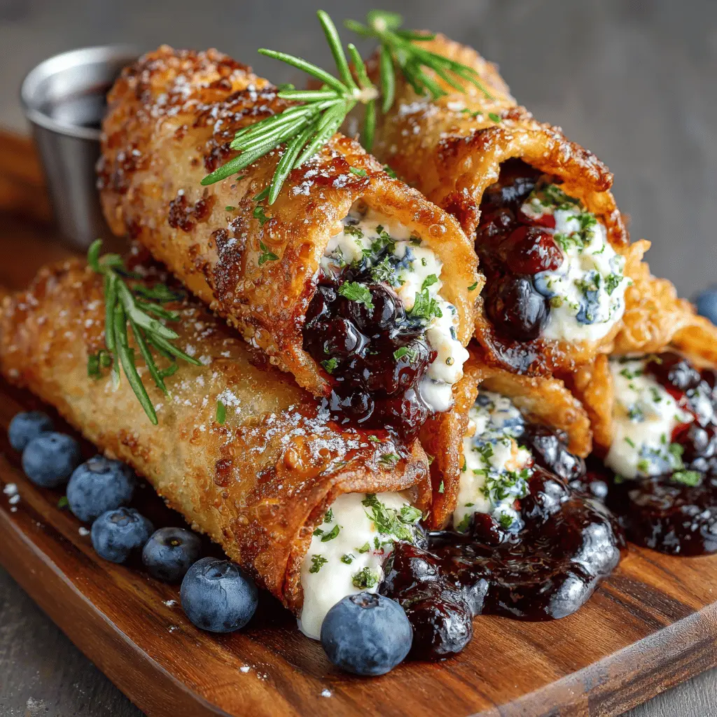 Blueberry Cream Cheese Egg Rolls: A Delicious Twist on Tradition