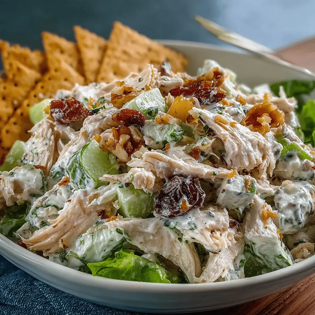 Chicken Salad Delight: A Juicy Twist with Turkey Bacon and Chicken Ham
