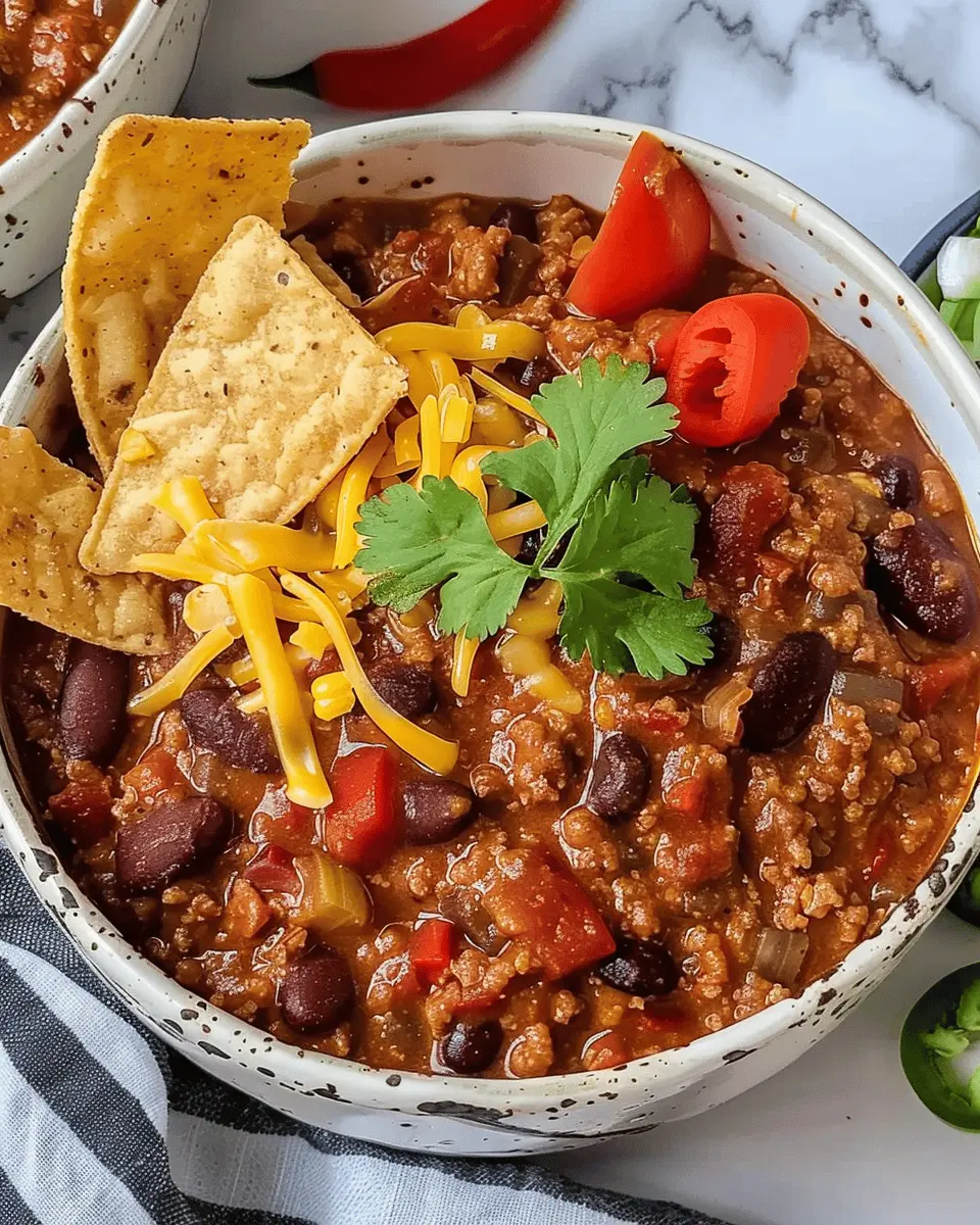 Homemade Chili: The Best Comfort Food Recipe with Turkey Bacon