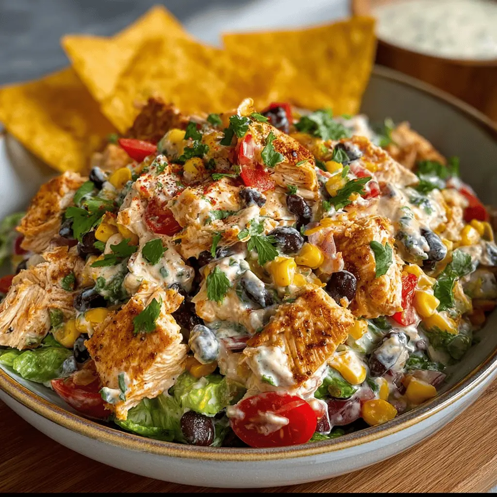 Southwest Chicken Salad: A Refreshing Twist with Turkey Bacon