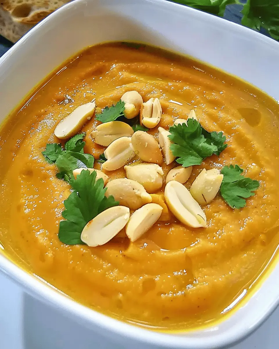 Spicy Peanut Soup: A Cozy Sweet Potato Delight You’ll Love
