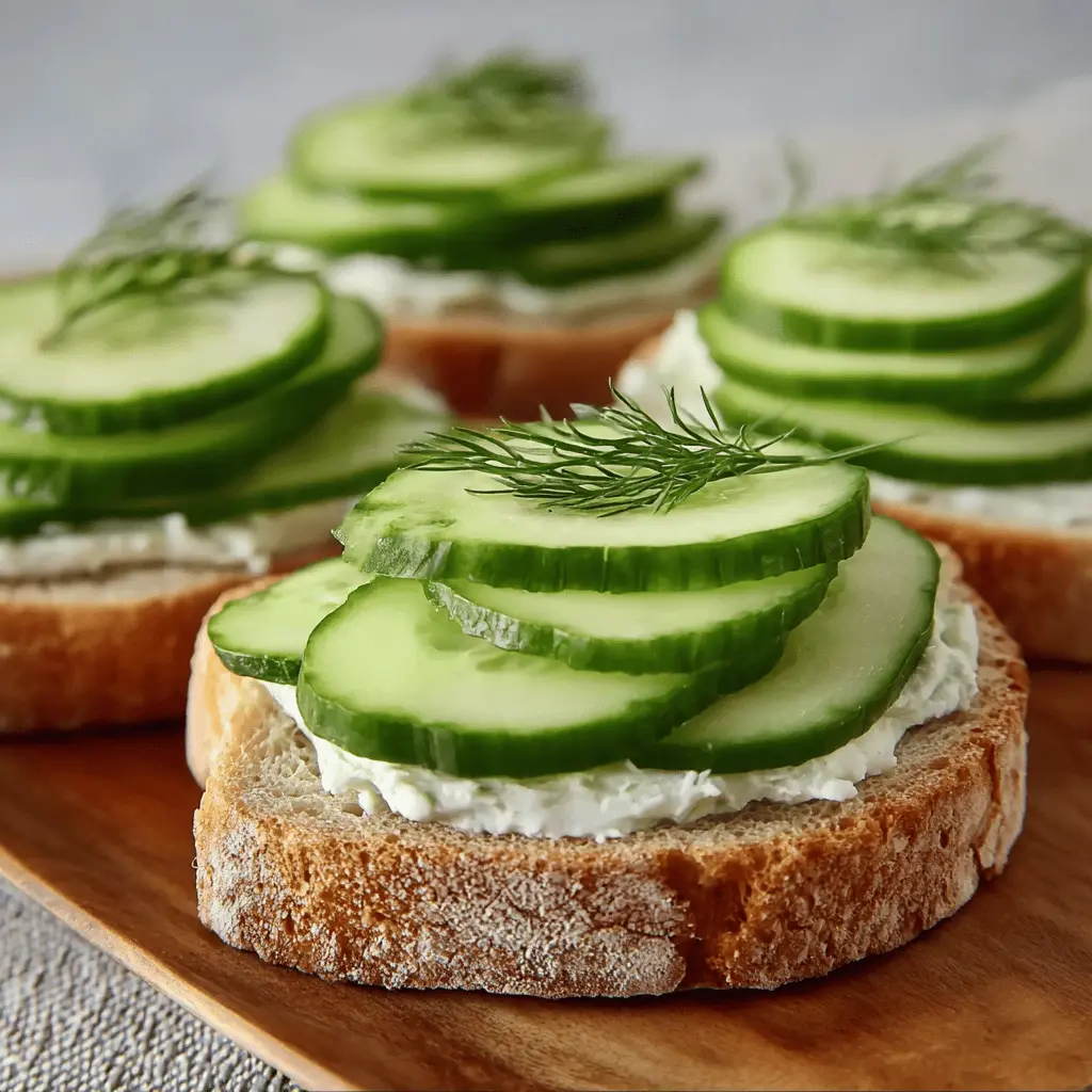 Cucumber Sandwiches Made Irresistibly Fresh with Turkey Bacon