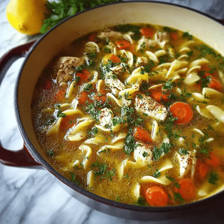 Homestyle Chicken Noodle Soup