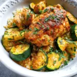 Baked Chicken and Zucchini