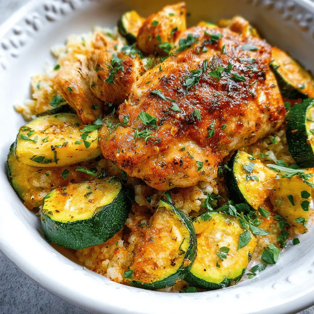 Baked Chicken and Zucchini: Easy, Healthy Dinner Delight