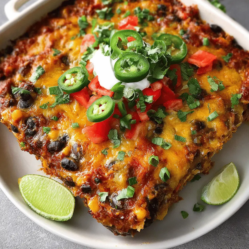Vegetarian Enchilada Casserole: The Best Comfort Food Delight