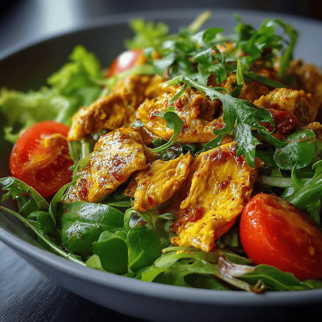 Salad chicken curry: Easy Recipe for a Refreshing Meal Twist
