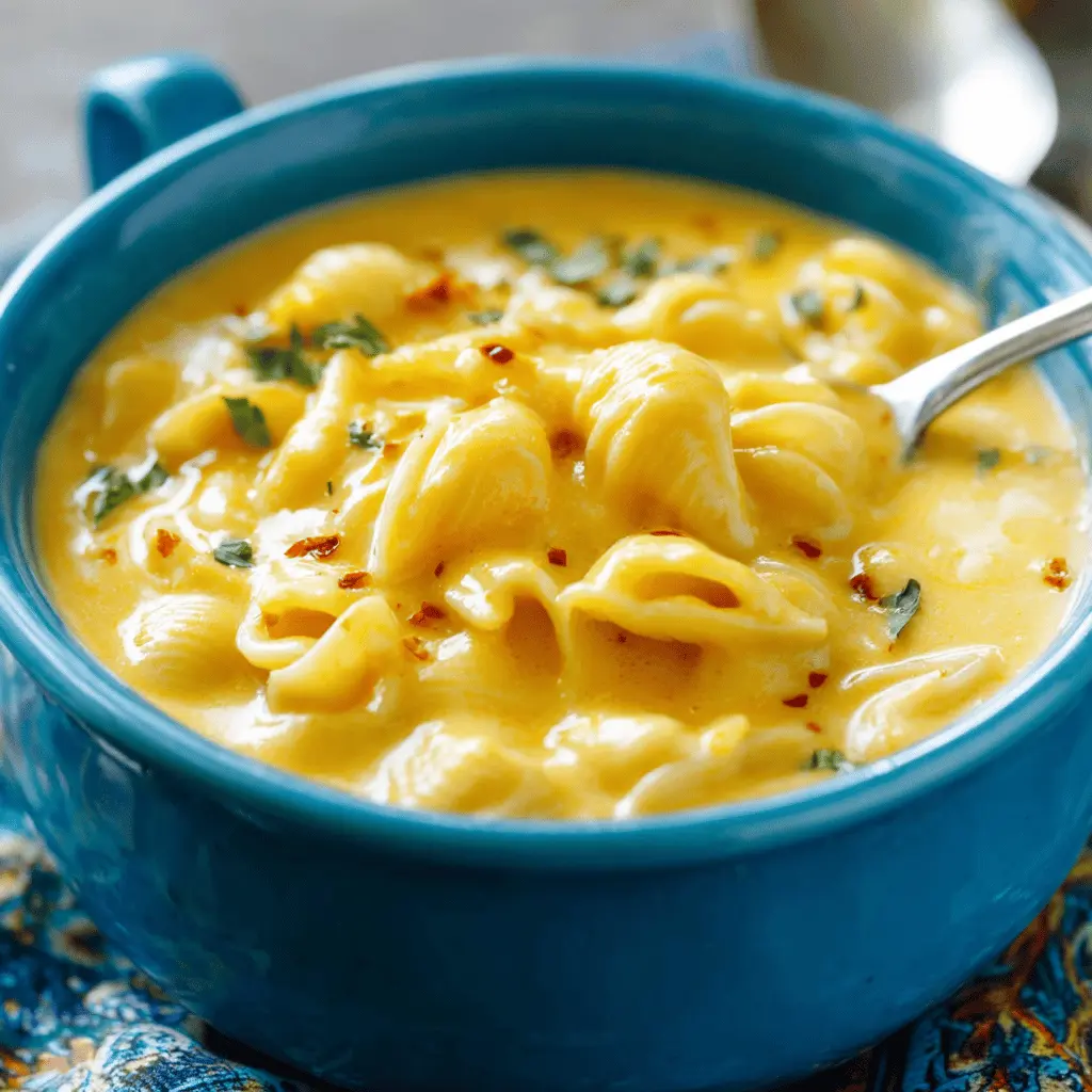 Mac and Cheese Soup: A Comforting Indulgence with Turkey Bacon