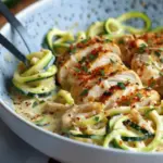 Zucchini Noodle Chicken Alfredo