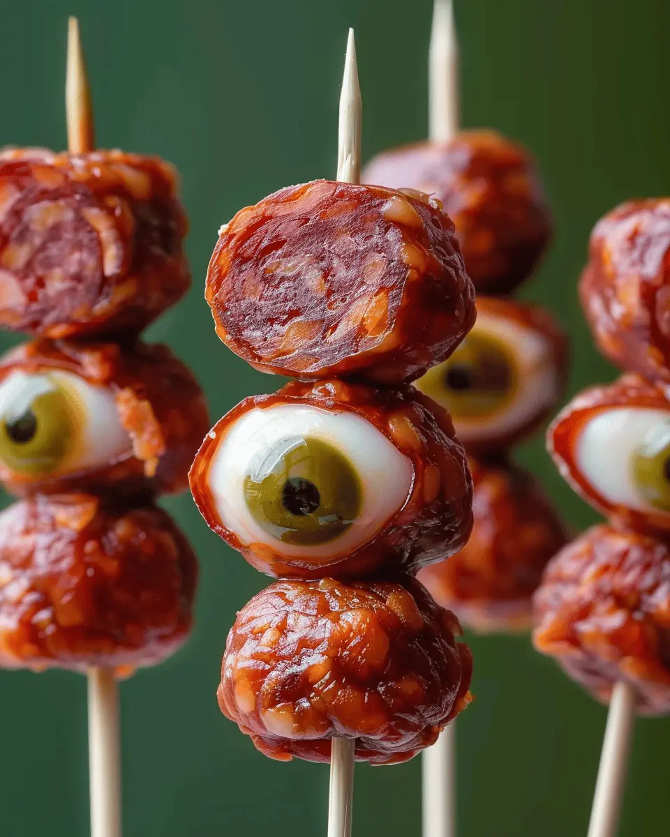 Skewered Salami Eyeballs: The Best Easy Appetizer Twist