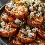 Honey Feta Sweet Potato Rounds