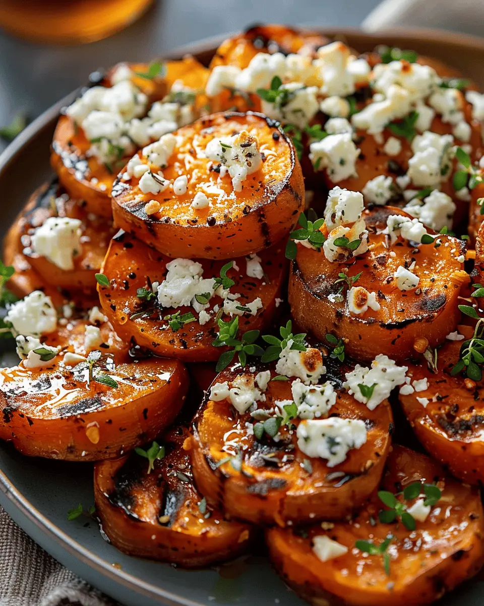 Honey Feta Sweet Potato Rounds: A Delightfully Easy Appetizer
