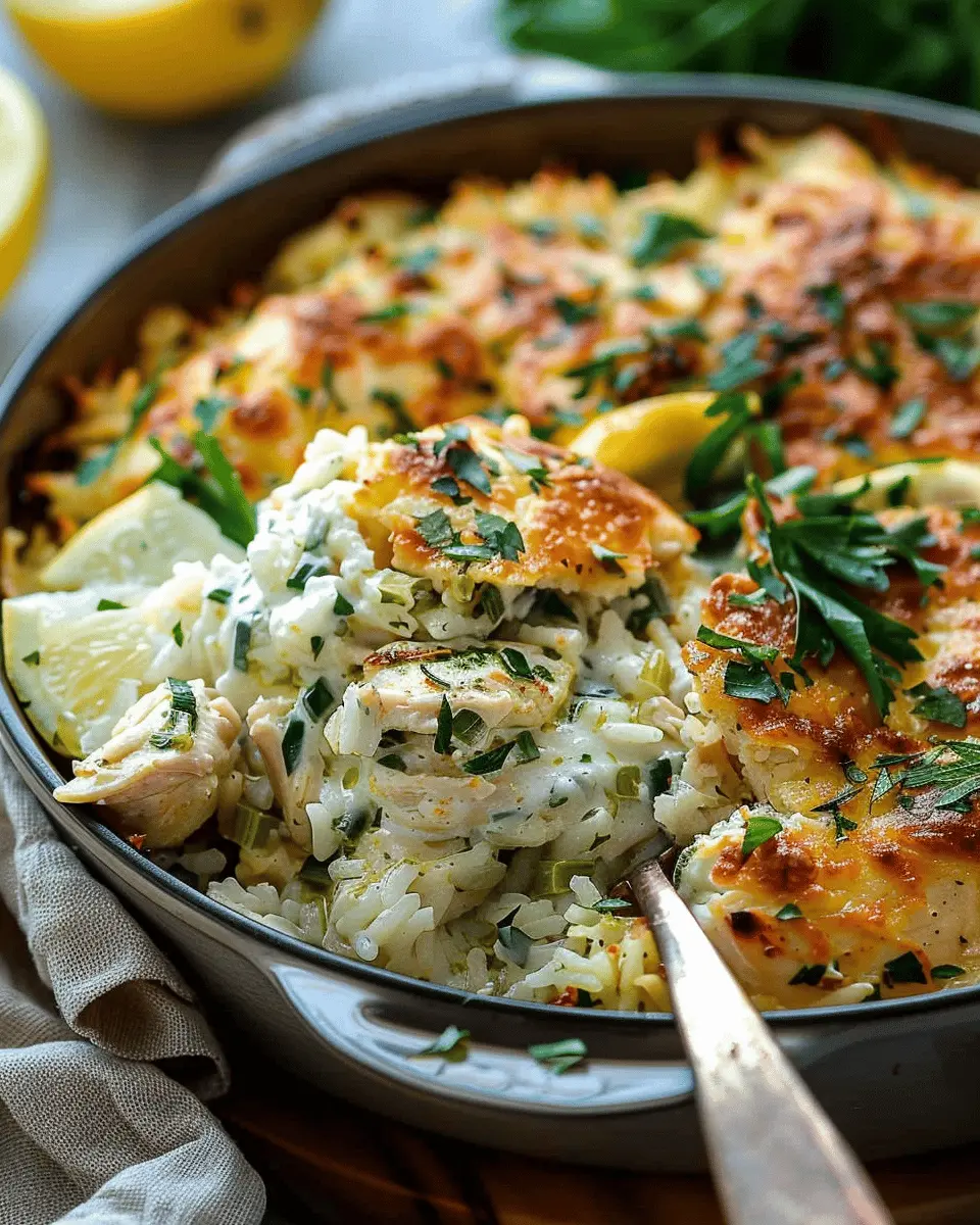 Easy Chicken Tzatziki Rice Bake: A Delightfully Simple Dinner Idea