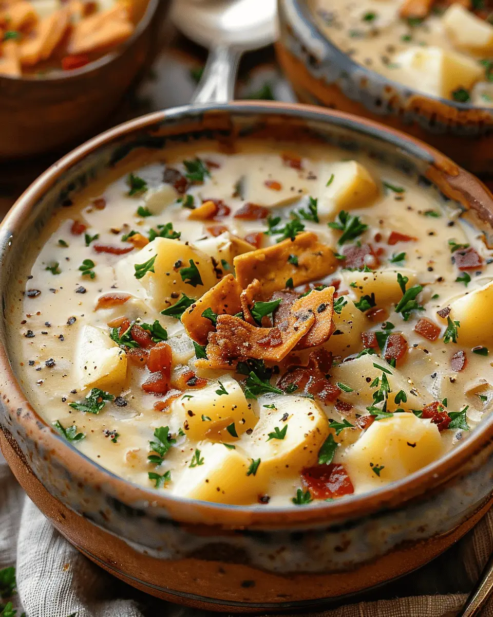 Outback Potato Soup: Indulgent Comfort with Turkey Bacon & Chicken Ham