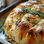 Easy Roasted Garlic Rosemary Artisan Bread