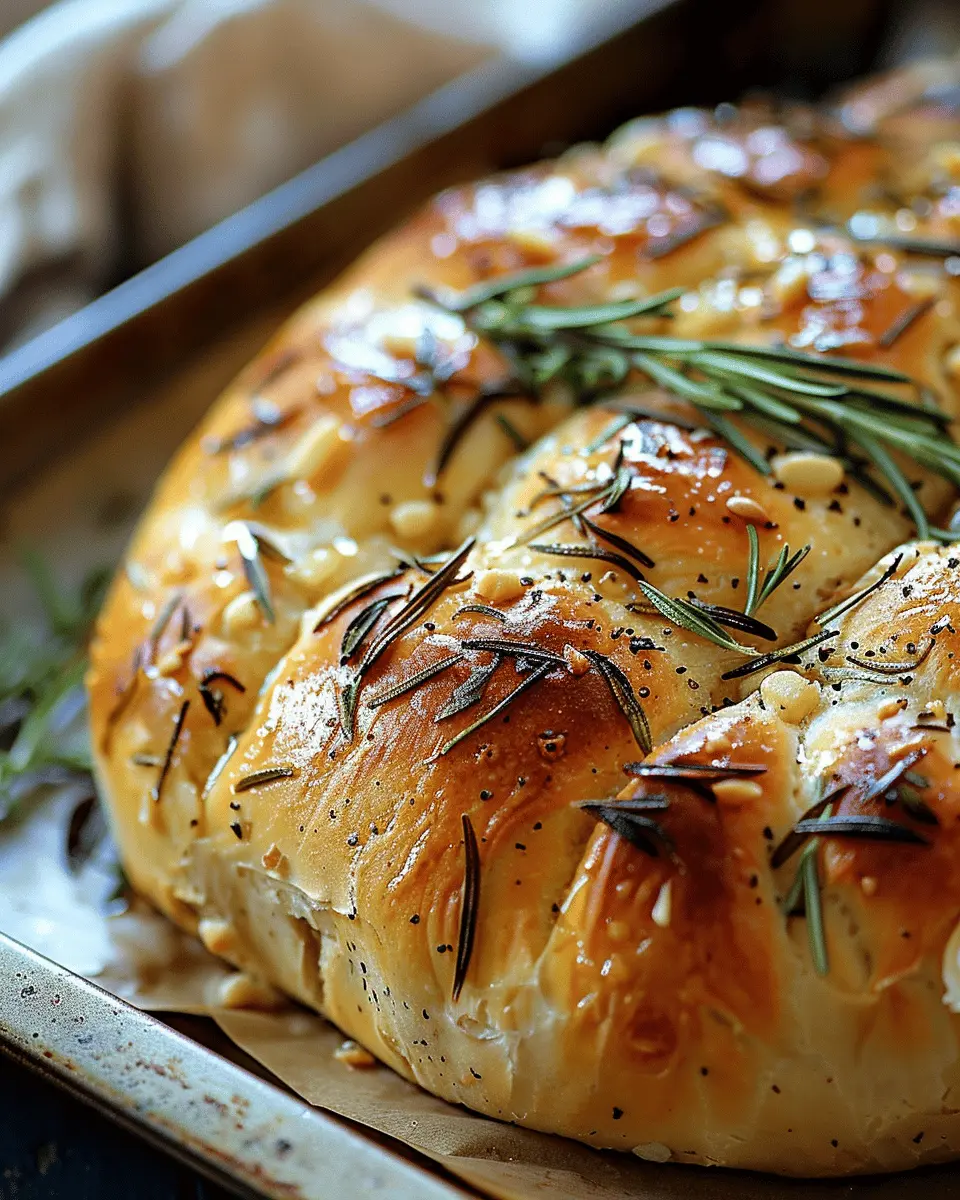 Easy Roasted Garlic Rosemary Artisan Bread Recipe You’ll Love