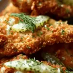 Crispy Dill Pickle Parmesan Chicken