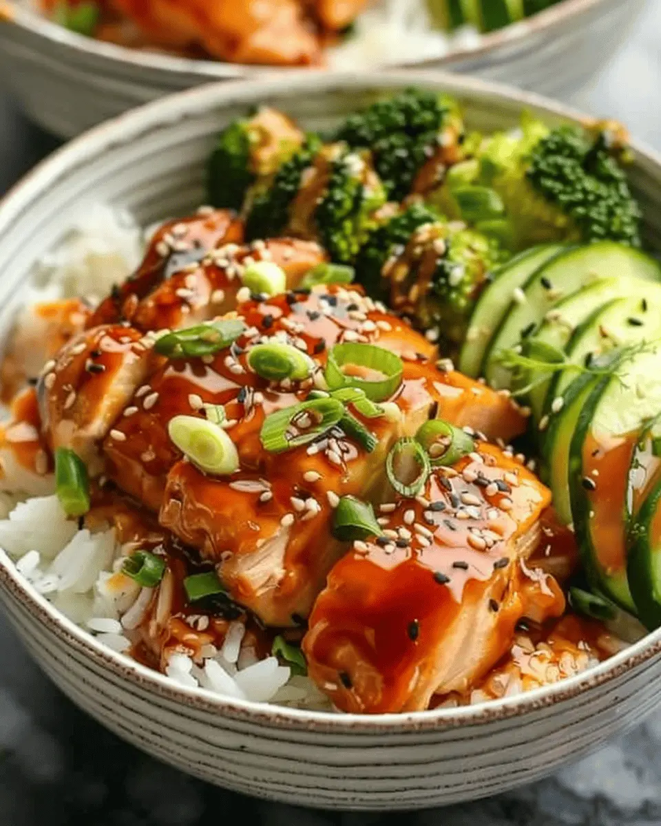 Sticky Chicken Rice Bowls: Easy and Flavorful Weeknight Dinner