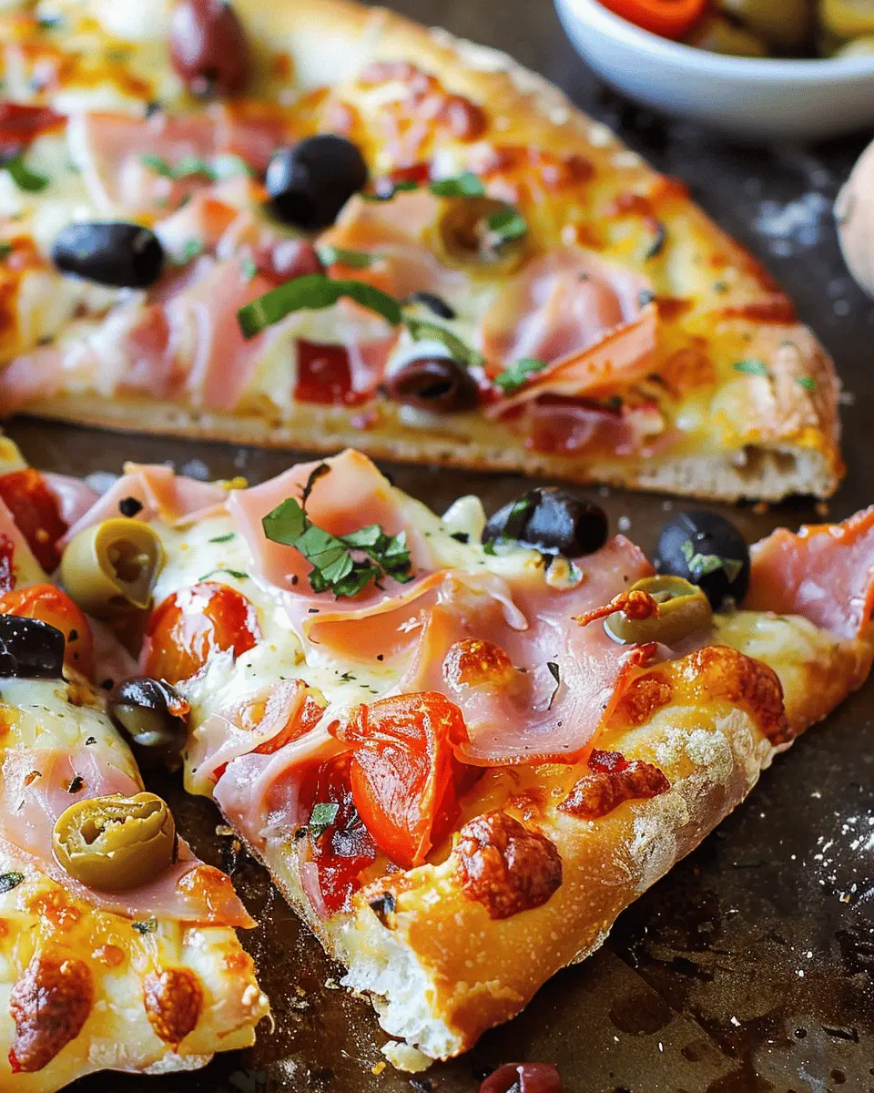 Muffaletta Pizza Recipe: Easy & Flavorful Twist with Turkey Bacon