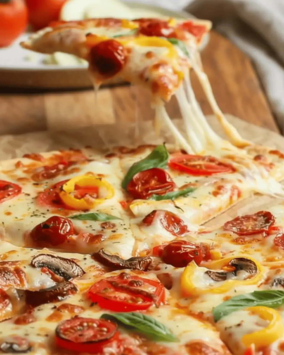 Tortilla Pizza Recipe: Easy & Delicious with Turkey Bacon and Chicken Ham