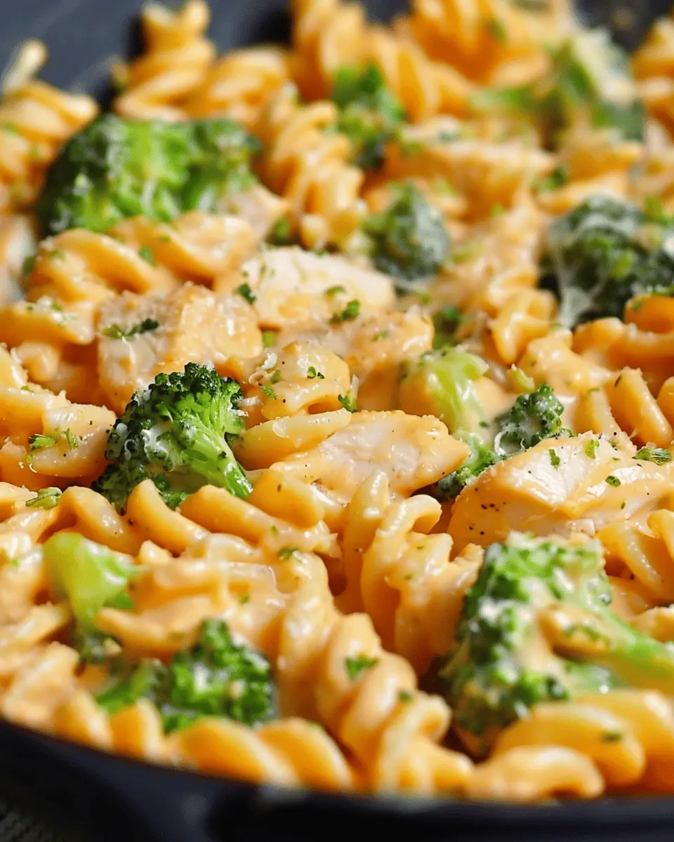 Cheesy Ranch Chicken and Broccoli Pasta Skillet: Easy One-Pan Delight