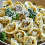 Creamy Garlic Parmesan Tortellini