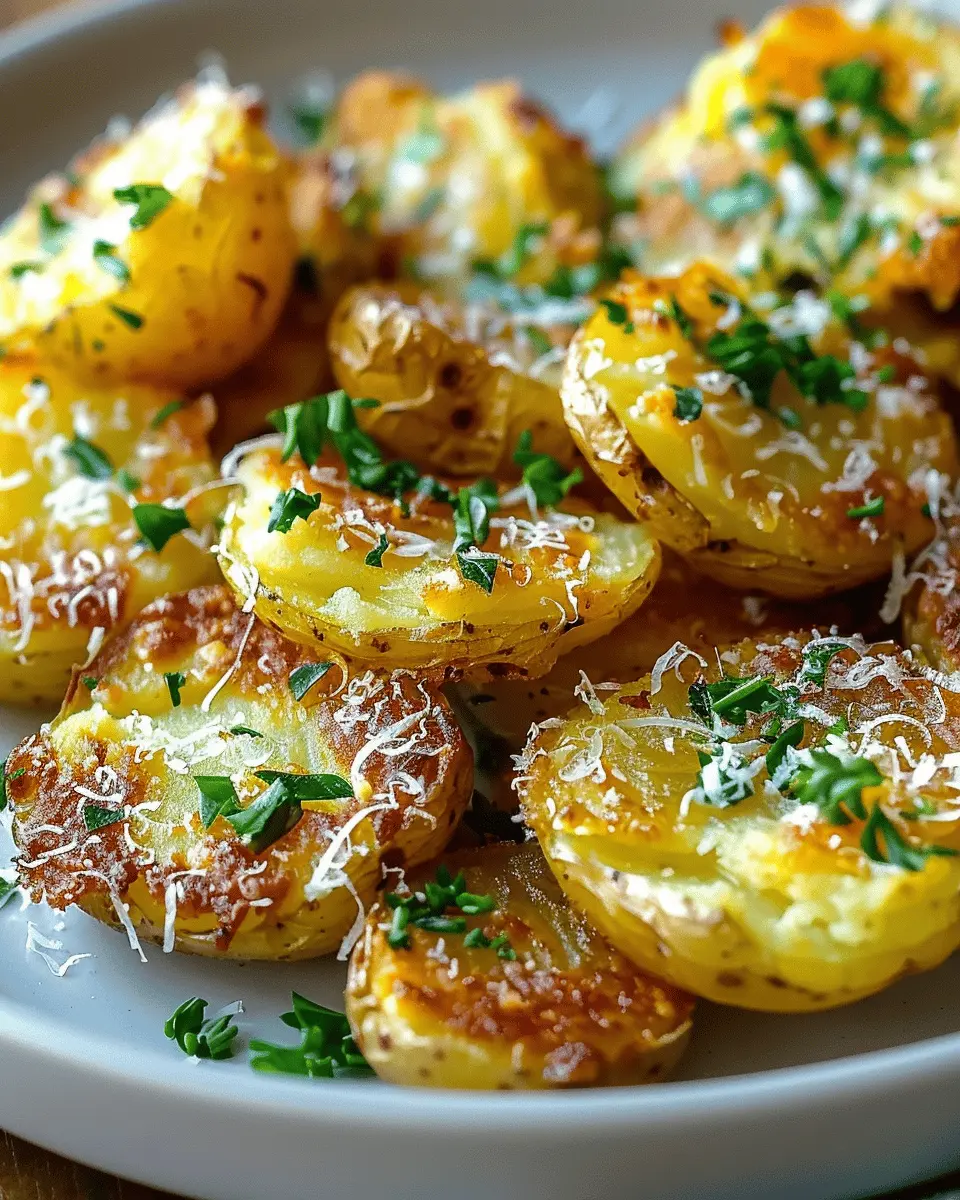 Crispy Baked Smashed Potatoes: Easy Turkey Bacon Delight
