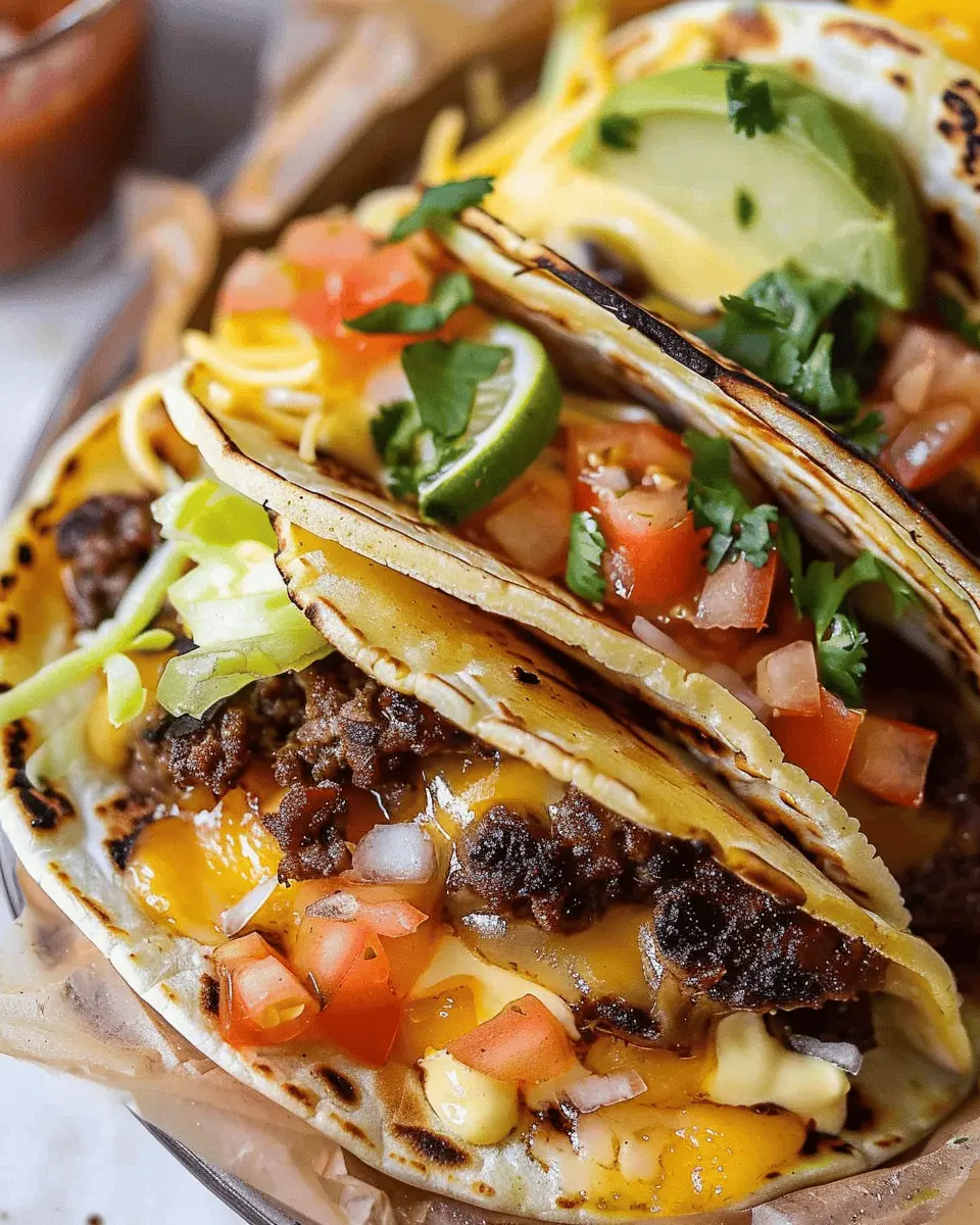 Smash Burger Tacos: Juicy Twist on Your Favorite Comfort Food