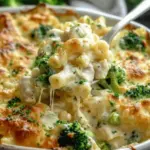 Creamy Chicken and Broccoli Alfredo Bake