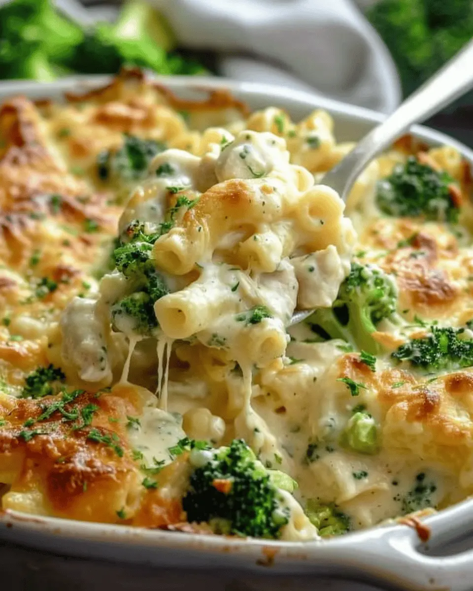 Creamy Chicken and Broccoli Alfredo Bake: A Comforting Delight