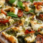 Pesto Chicken Flatbread