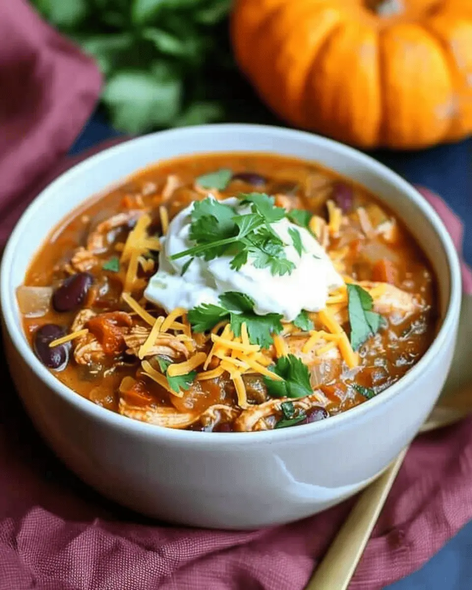 Pumpkin Chicken Chili: Easy, Cozy Comfort Food Delight
