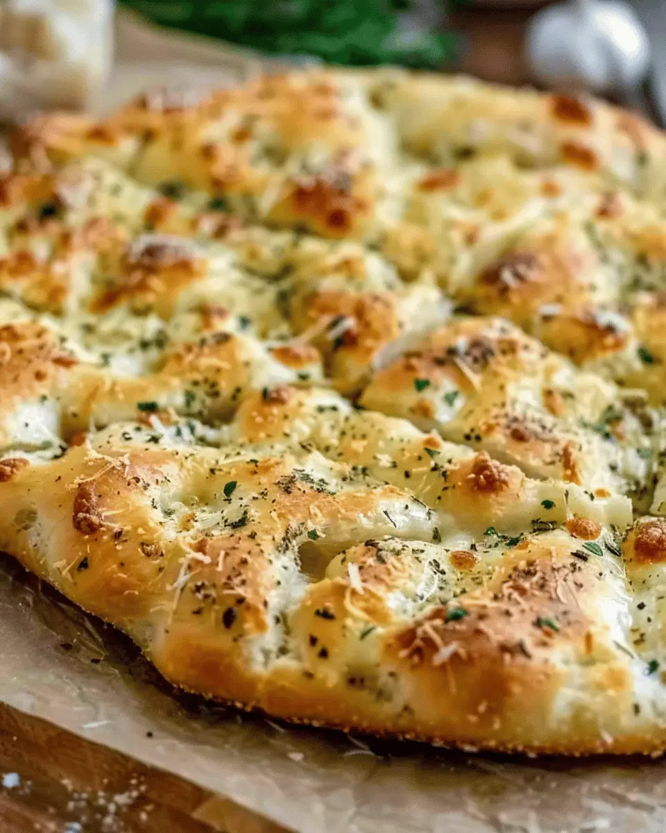 Garlic Parmesan Focaccia Bread: Easy Recipe for Homemade Delight