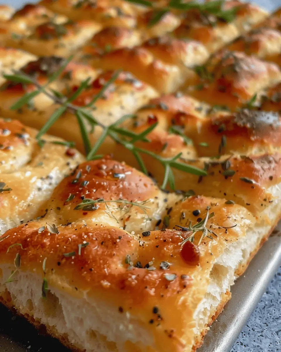 Same Day Focaccia: Easy Recipe for Fresh Homemade Delight