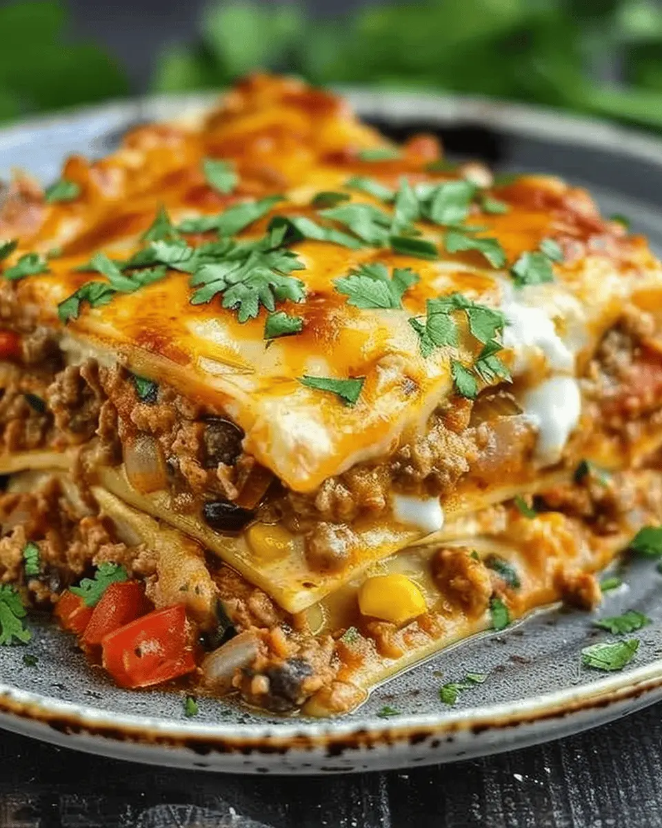 Creamy Burrito Casserole: Indulgent Dinner with Turkey Bacon and Chicken Ham