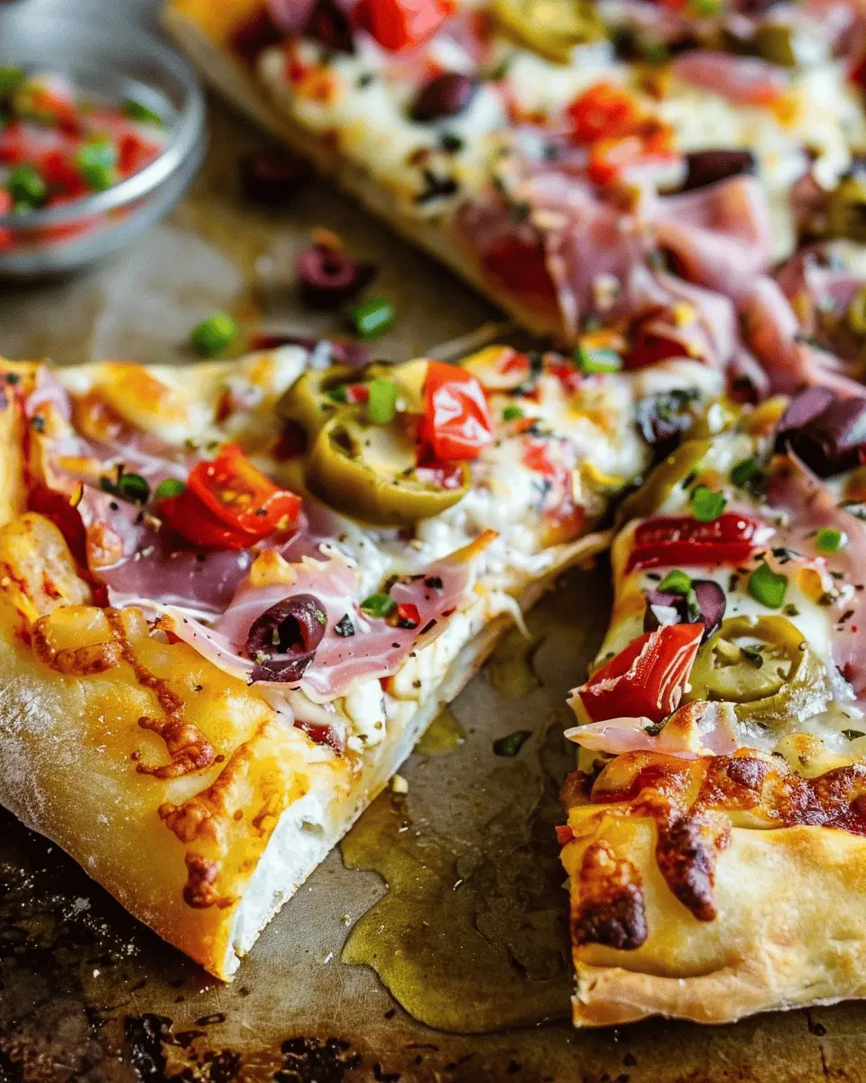 Muffaletta Pizza Recipe: Easy and Delicious Twist with Turkey Bacon