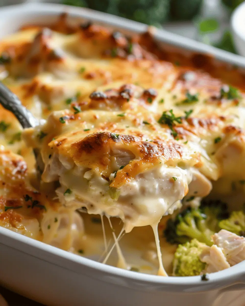 Easy Low Carb Chicken Casserole with Turkey Bacon and Cheese Delight