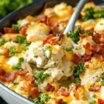 Keto Chicken Bacon Ranch Casserole