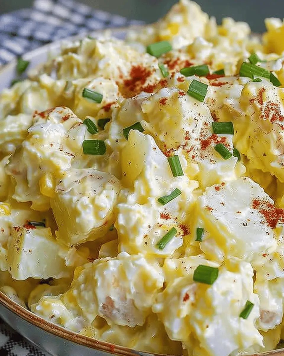Southern Potato Salad: The Best Recipe with Turkey Bacon and Chicken Ham