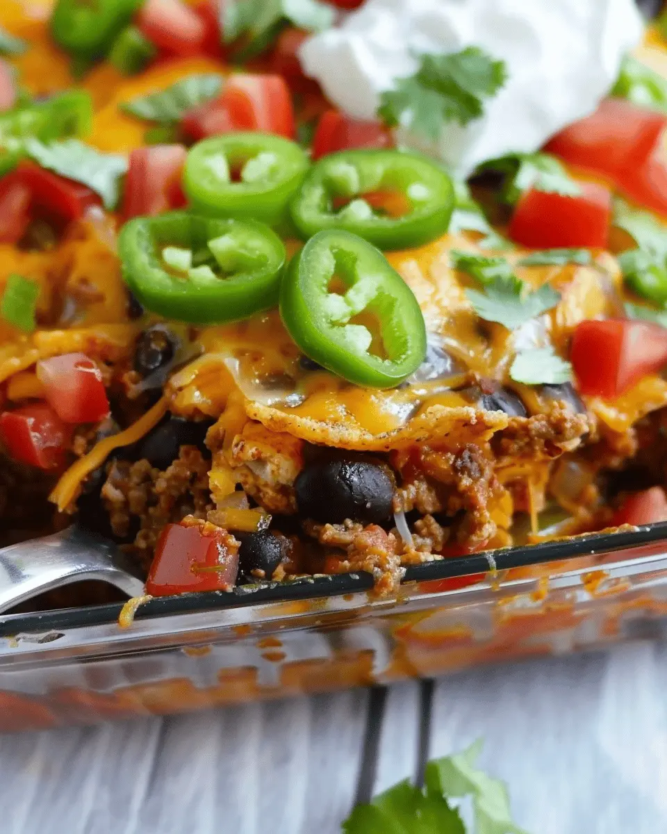 Walking Taco Casserole Recipe: Quick, Easy Turkey Bacon Delight