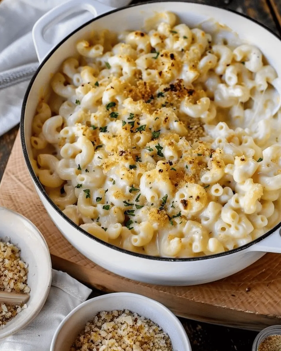 30-Minute White Cheddar Mac and Cheese with Turkey Bacon Twist