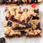 Vegan Berry Crumble Bars