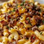 Loaded Bacon Cheeseburger Pasta