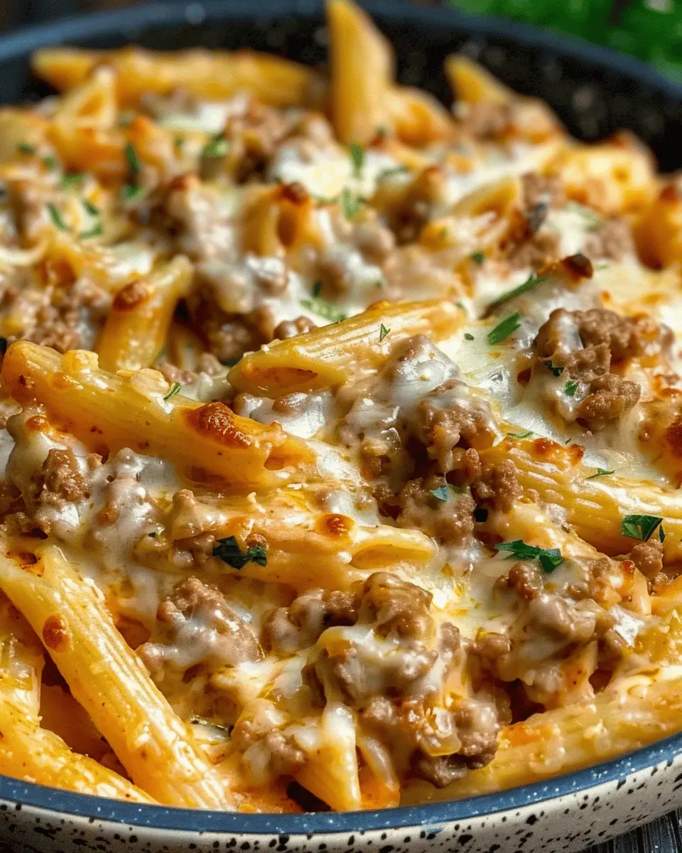 Creamy Beef Pasta with Turkey Bacon: A Deliciously Indulgent Dinner