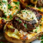 Steak-Stuffed Baked Potatoes