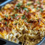 Creamy Southern Spaghetti Bake