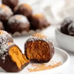 Healthy Pumpkin Truffles