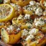 Baked Feta Potatoes with Lemon