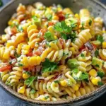 Perfect Mexican Street Corn Pasta Salad