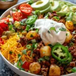 Loaded Potato Taco Bowl